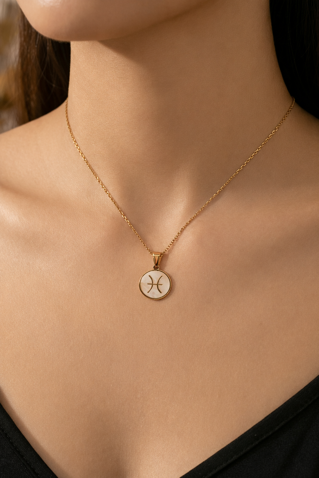 Colar Peixes Dourado