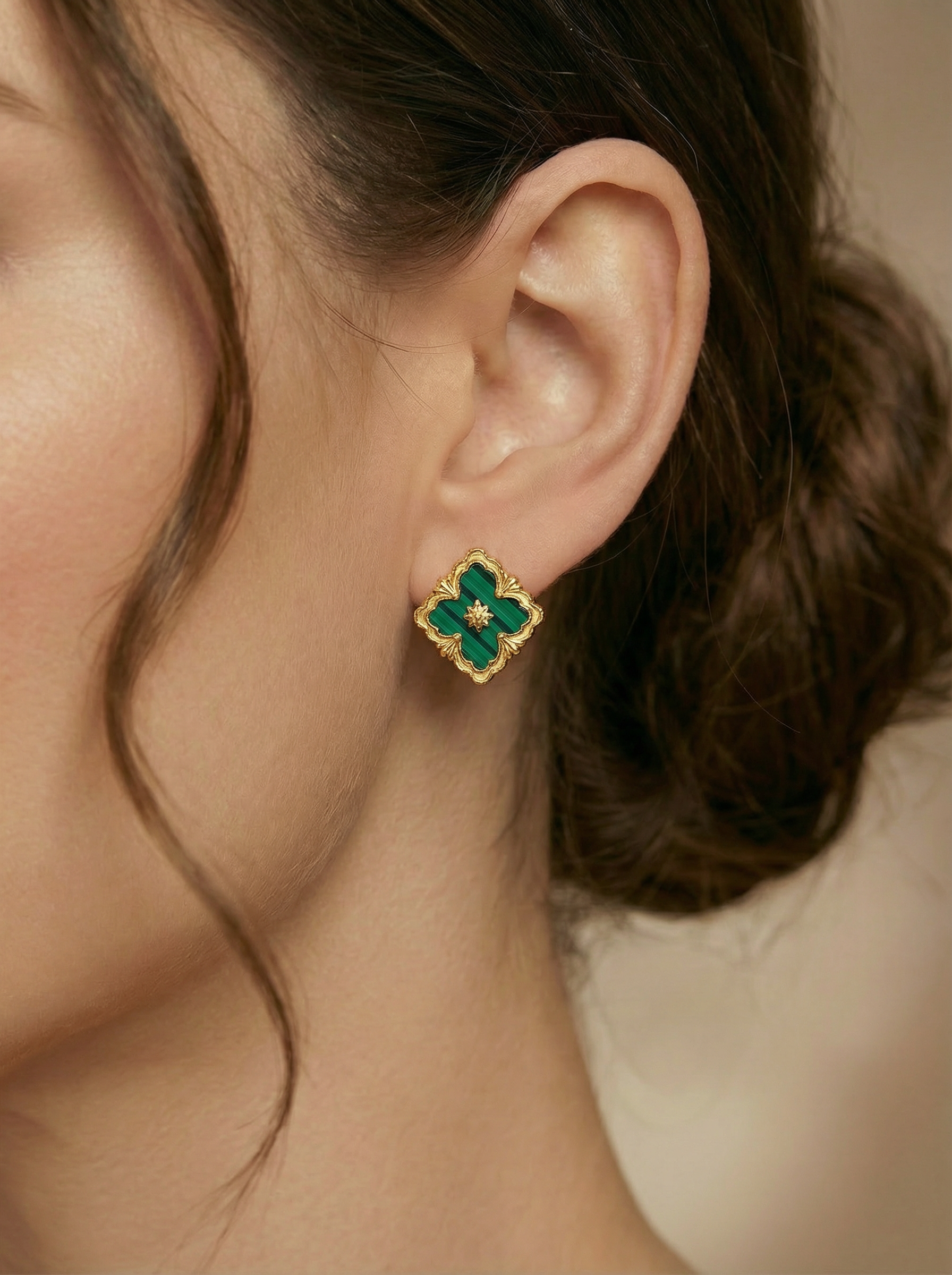 Brincos Fortunata Verdes