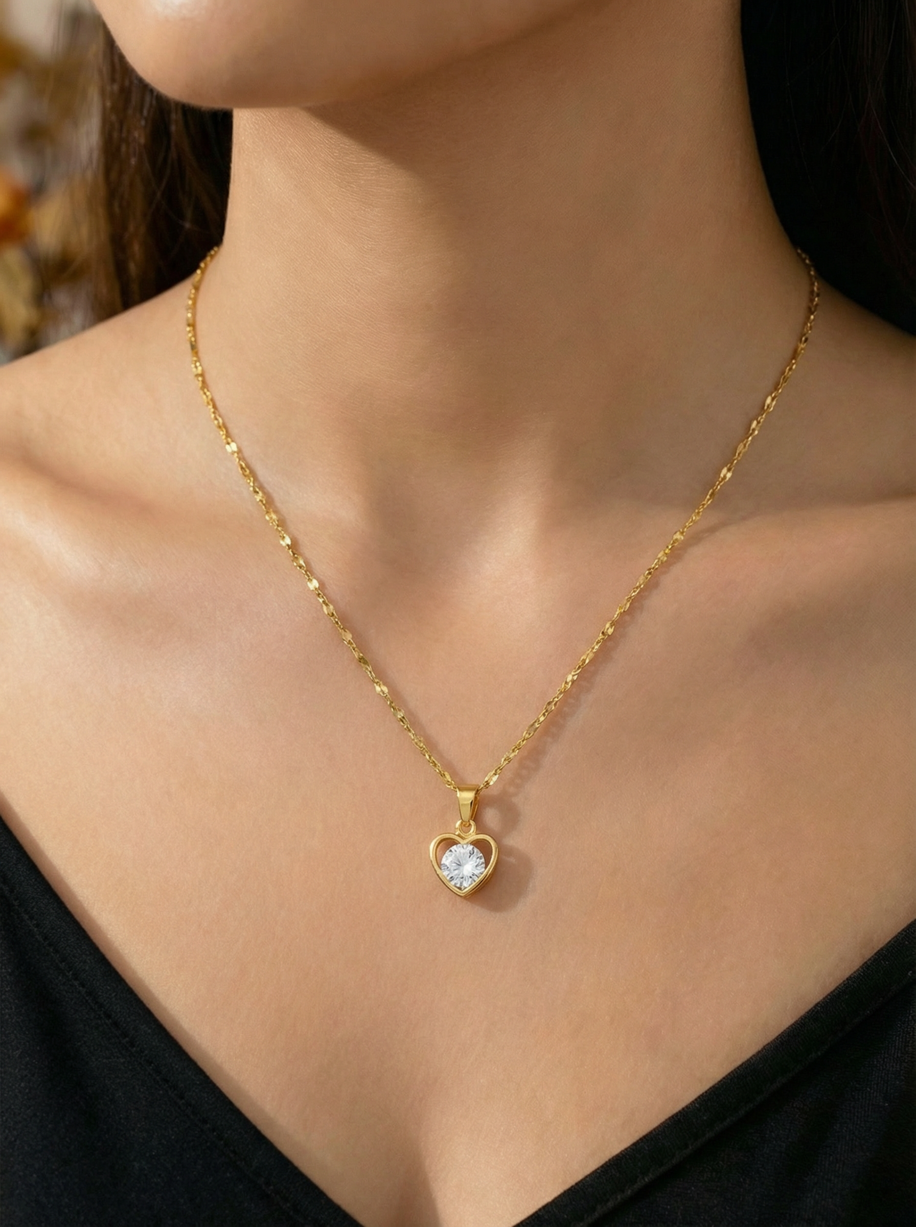 Colar Little Love Dourado