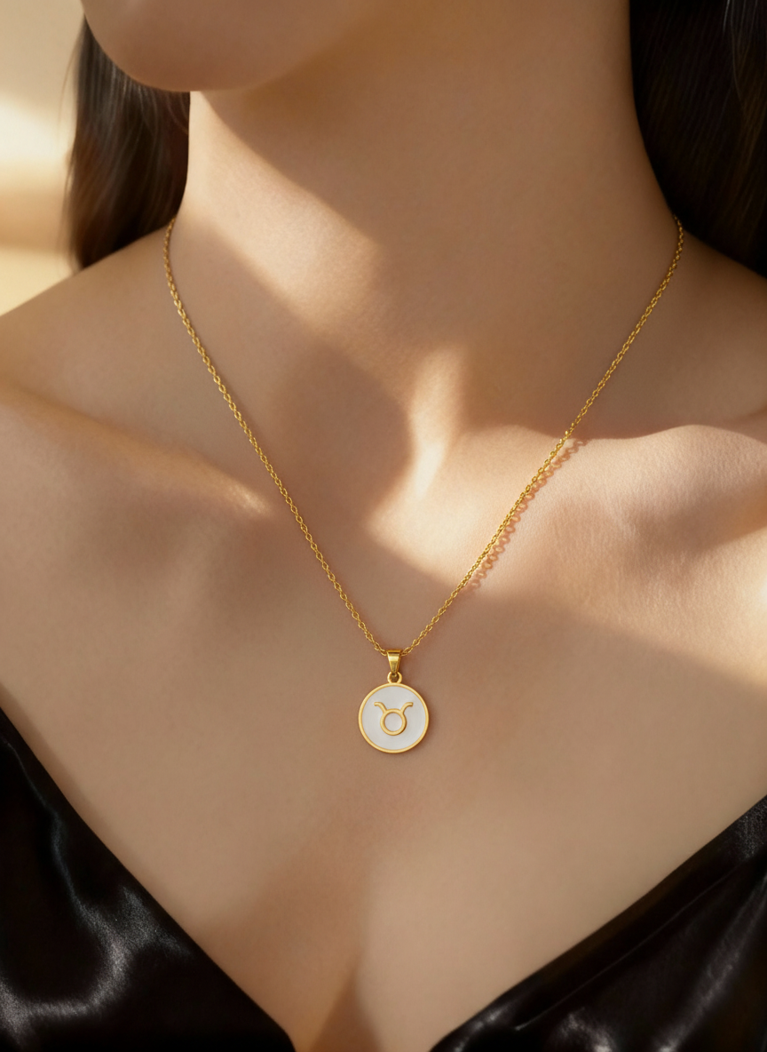 Colar Touro Dourado