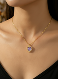 Colar Bright Heart Dourado