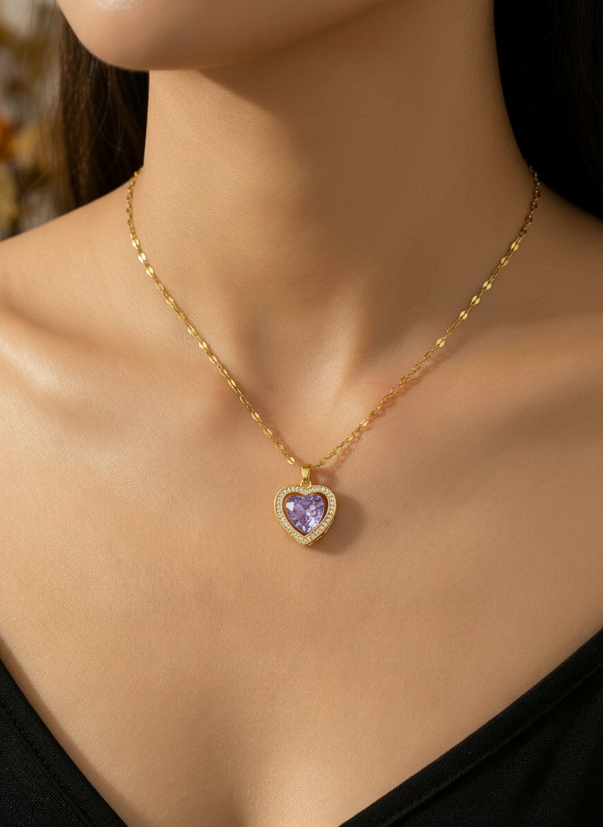 Colar Bright Heart Dourado