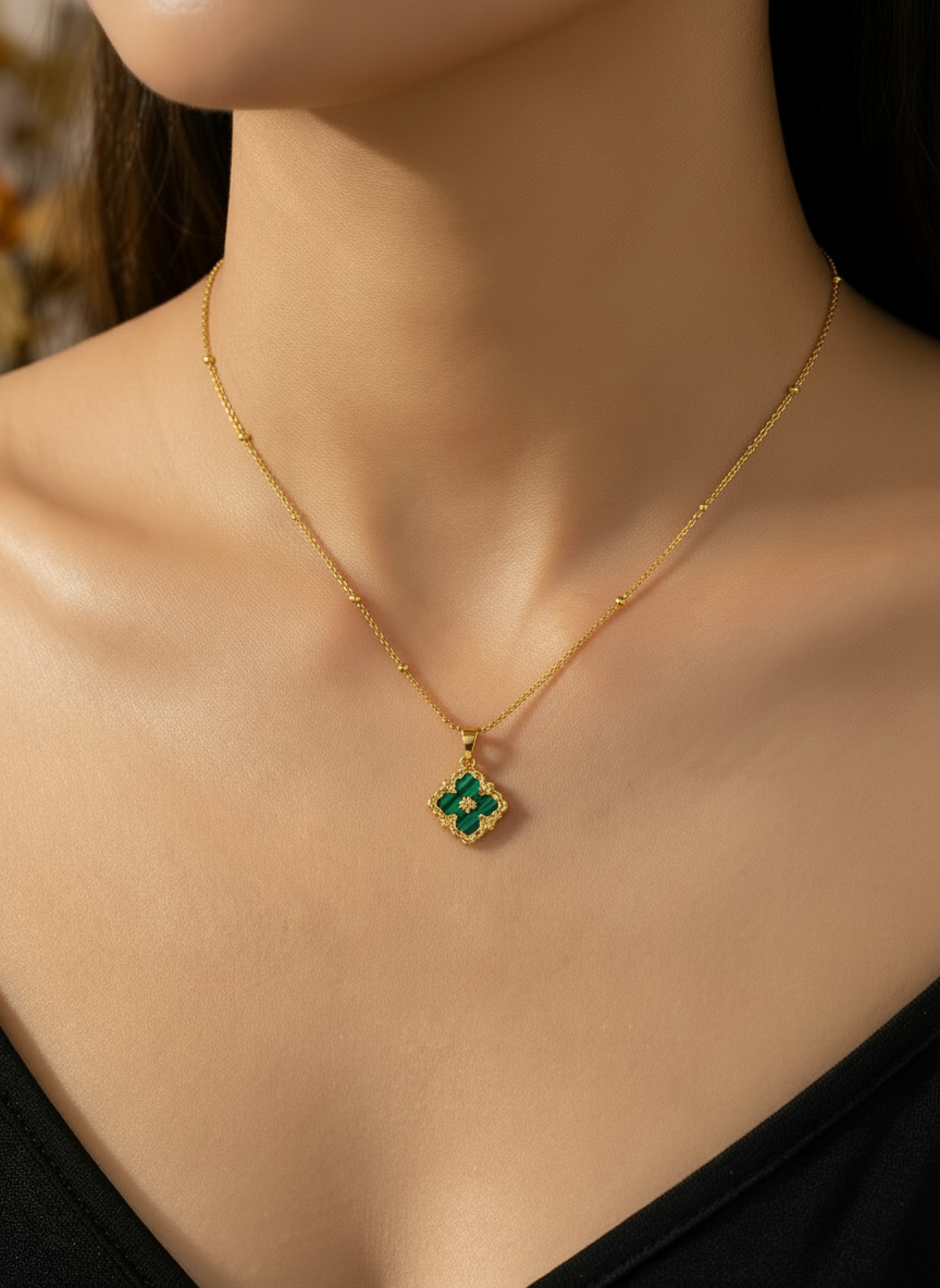 Colar Fortunata Verde