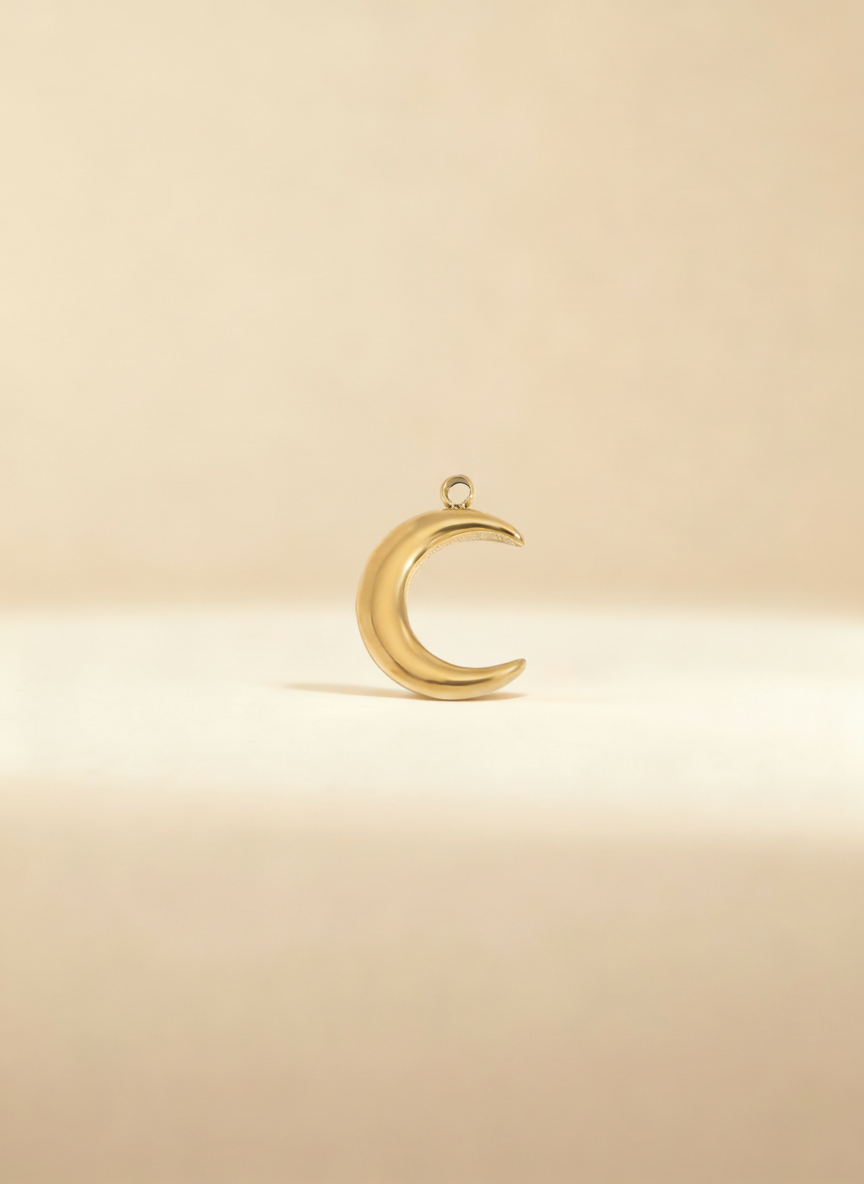 Pingente Luna Dourado