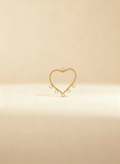 Charm Open Heart Dourado